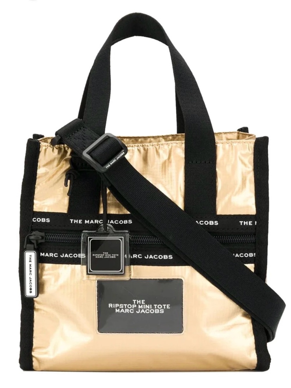 Marc Jacobs The Ripstop Mini Tote Bag in Gold